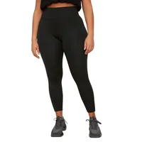 Trendyol Curve Plus Size Leggings - Brown - High Waist