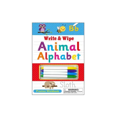 Animal Alphabet Wipe & Clean Book
