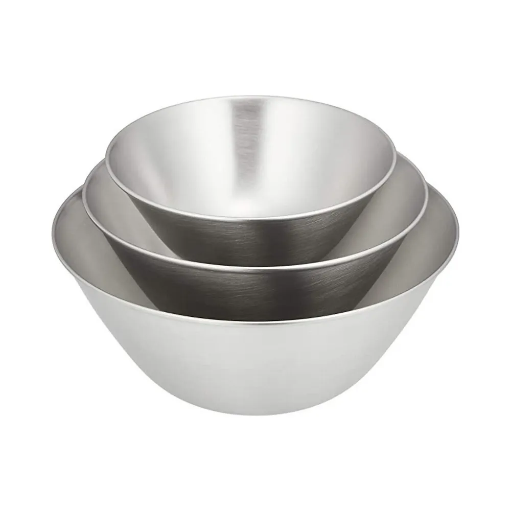 Stainless Bowl 3pcs Set (13,16,19cm)