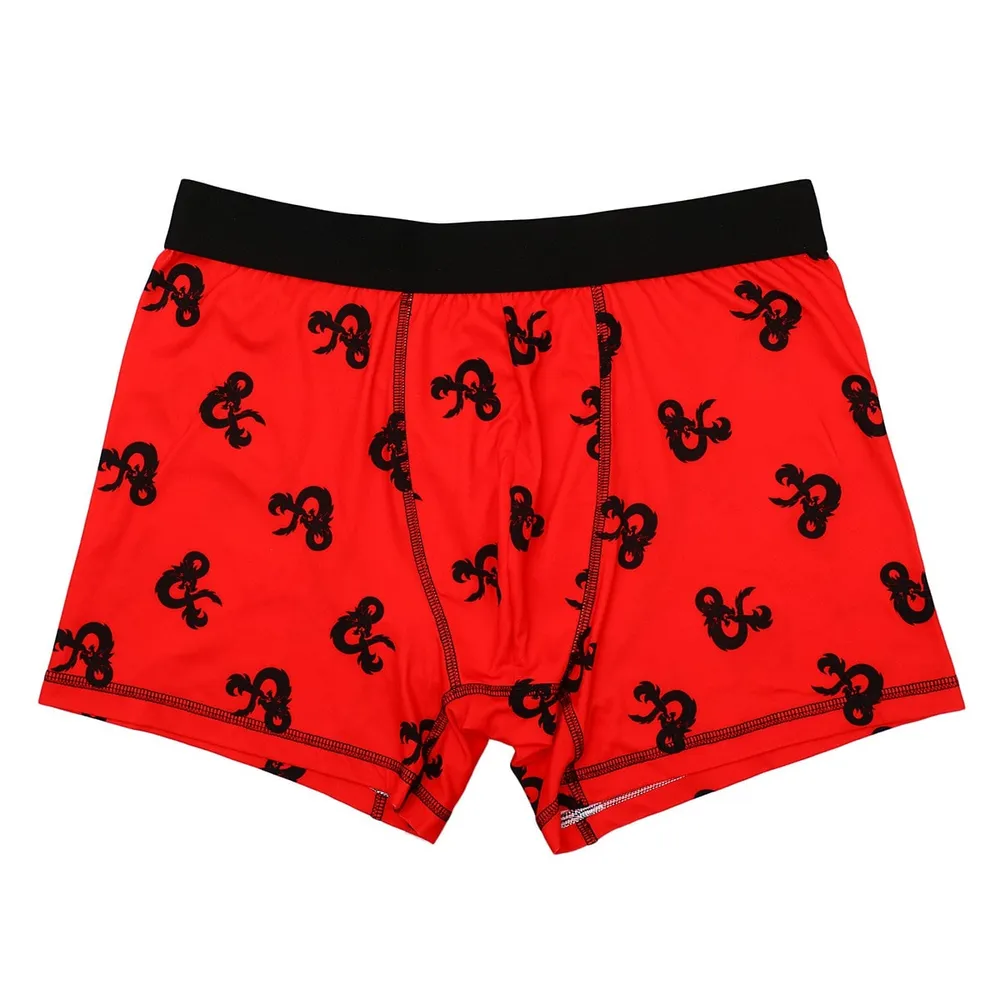 Dungeons & Dragons Logo Characters Dice Boxer Briefs Pack Of 3