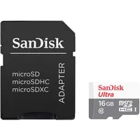 Units Sandisk 16gb Ultra Uhs-i Microsdhc Memory Card With Sd Adapter