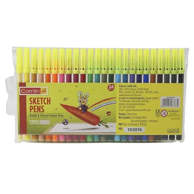 Camel Washable Marker Coloring Pens Set Of 24