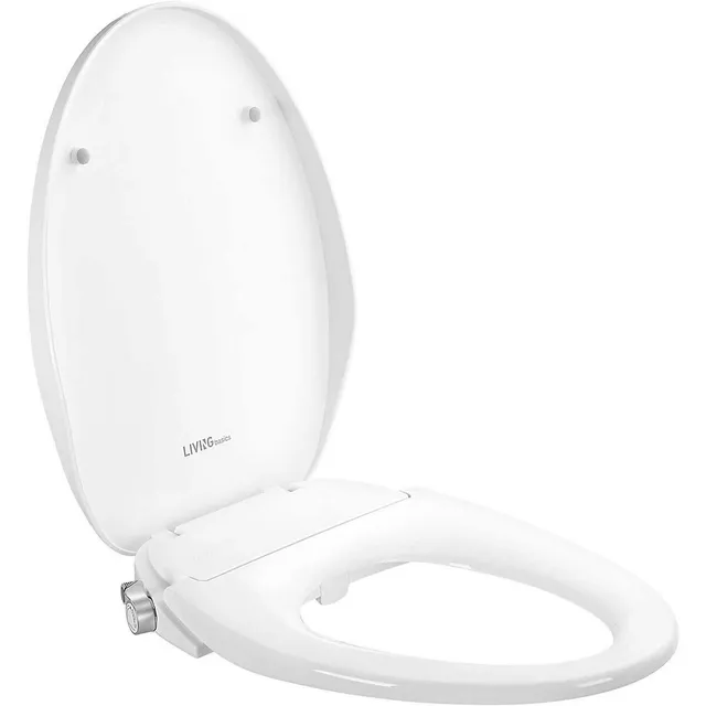 SAMODRA Ultra-Slim Bidet, Minimalist Bidet for Toilet with Non-Electric  Dual Nozzle (Frontal & Rear Wash) Adjustable Water Pressure, Fresh Water  Bidet