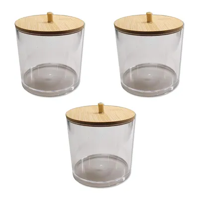 Set Of Storage Jar With Bamboo Lid