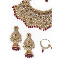 Kundan Gold Plated Necklace Set