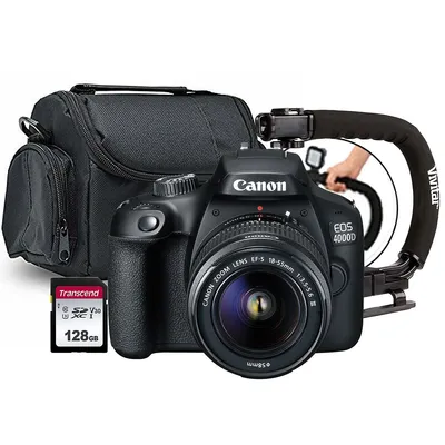 Eos 4000d Digital Slr Camera And Ef-s 18-55mm Iii F/3.5-5.6 Lens Kit