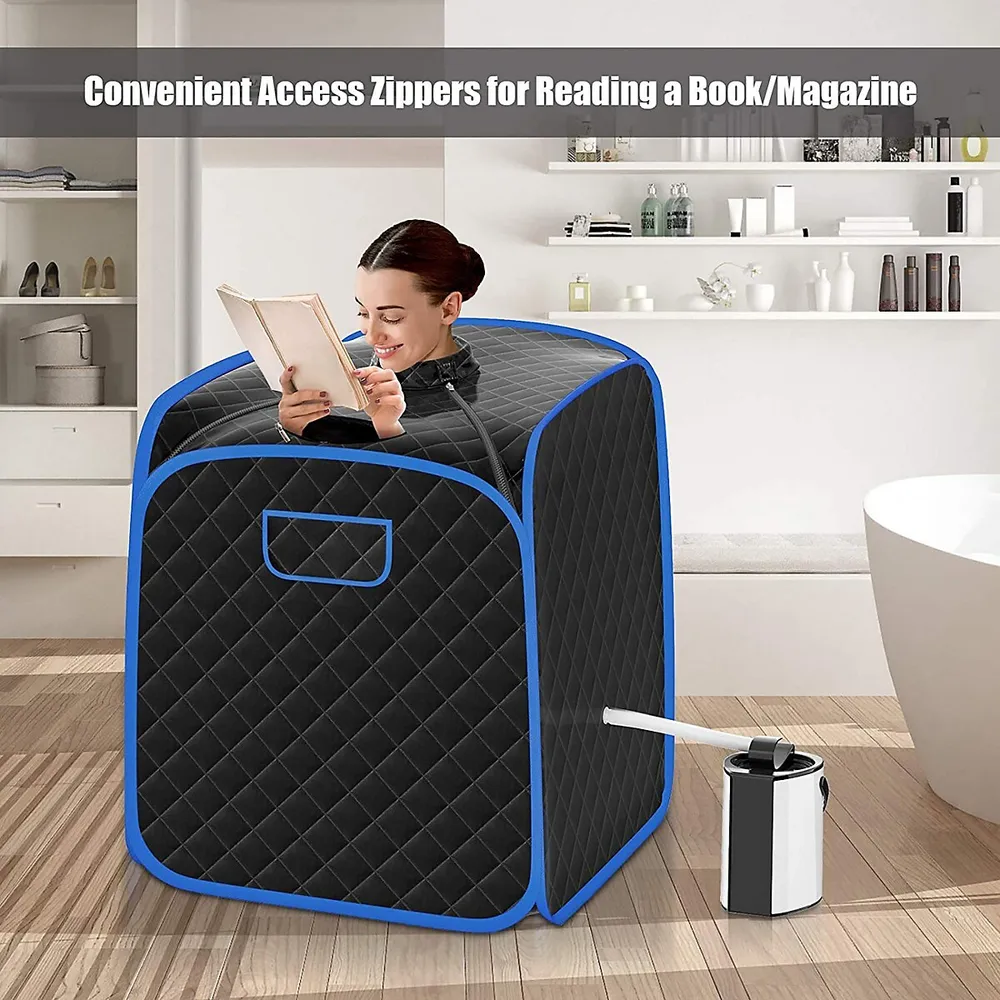 Costway Portable Steam Sauna W/ 9-gear Adjustable Temperature u0026 Herbal Box  | Southcentre Mall