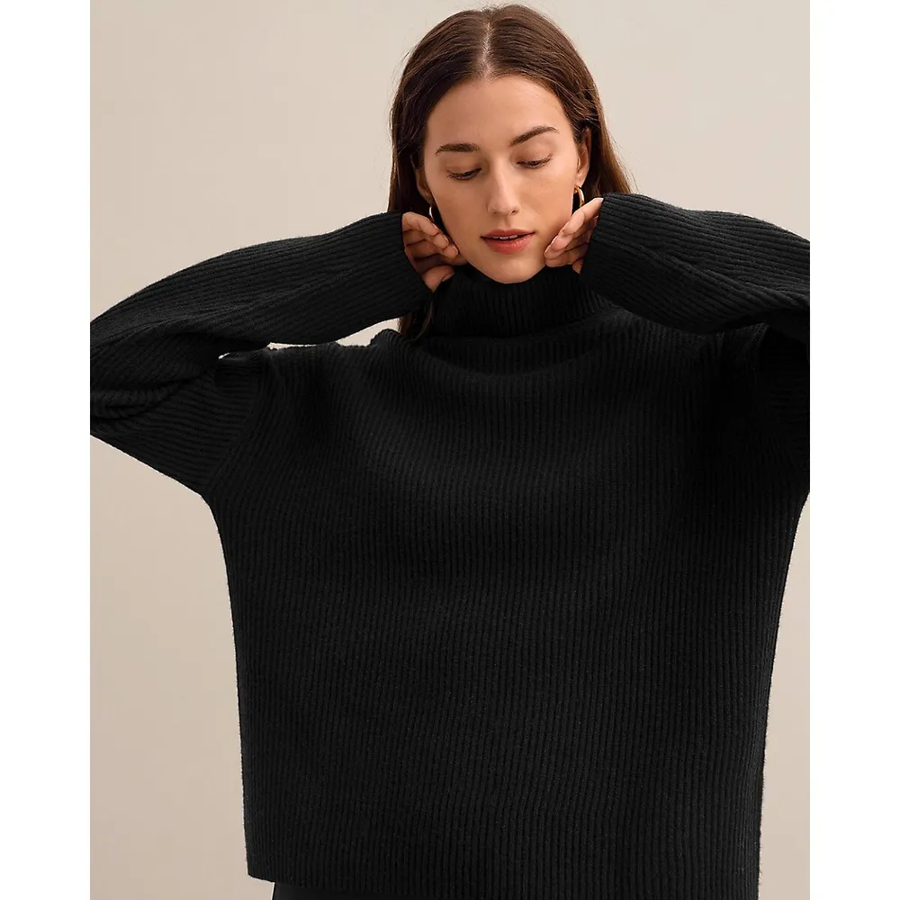 LILYSILK The Tarra Turtleneck Sweater | Scarborough Town Centre