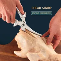 Multipurpose Kitchen Scissors Heavy Duty Bone Cutting Cooking Shears