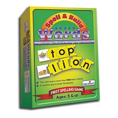 Creative Educational Aids Spell & Build Words (48 Pieces)