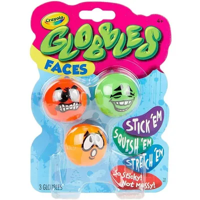 Silly Faces Globbles - 3 Count