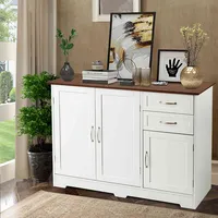 Buffet Storage Cabinet Console Table Kitchen Sideboardd Home Furni W/2 Drawers
