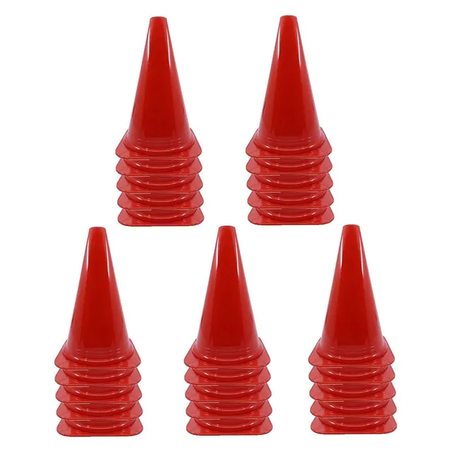 Costway 12 Pack Traffic Safety Cones 28pvc Orange Cones W/ Reflective  Collar & Handle