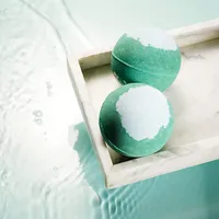 Eucalyptus Handmade Bath Bomb, 7oz Fizzy, Natural Spa Bubble Ball