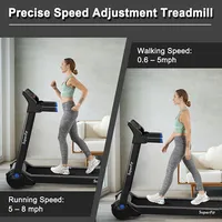 Superfit 3hp Folding Electric Treadmill Running Machine W/ Speaker