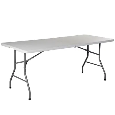 Costway 6' Folding Table Portable Plastic Indoor Outdoor Picnic Party Dining Camp Tables