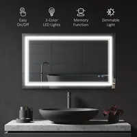 Led Bathroom Mirror With 3 Light Colors