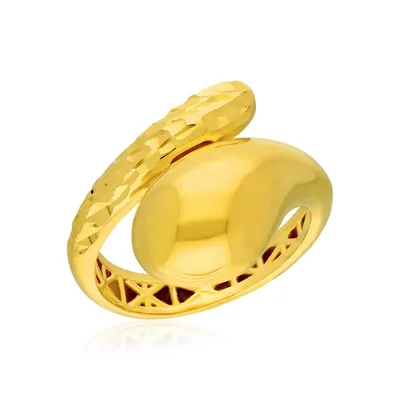 18kt Gold Plated 14.5mm Electrofusion Snake Ring