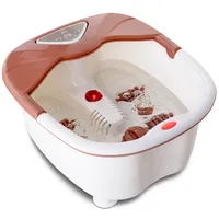Foot Spa Bath Massager Lcd Display Temperature Control Heat Infrared Bubbles