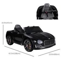 12v Ride On Car Licensed Bentley Battery Powered W/ Control