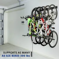 Garage Bike Rack, Wall Mounted Bicycle Storage Hanger