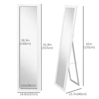 Full Length Mirror, Hanging And Freestanding Long Mirror