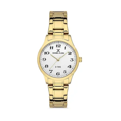 32mm D-two Easy To Read Womens Watch, Stainless Steel Strap, Big Numbers