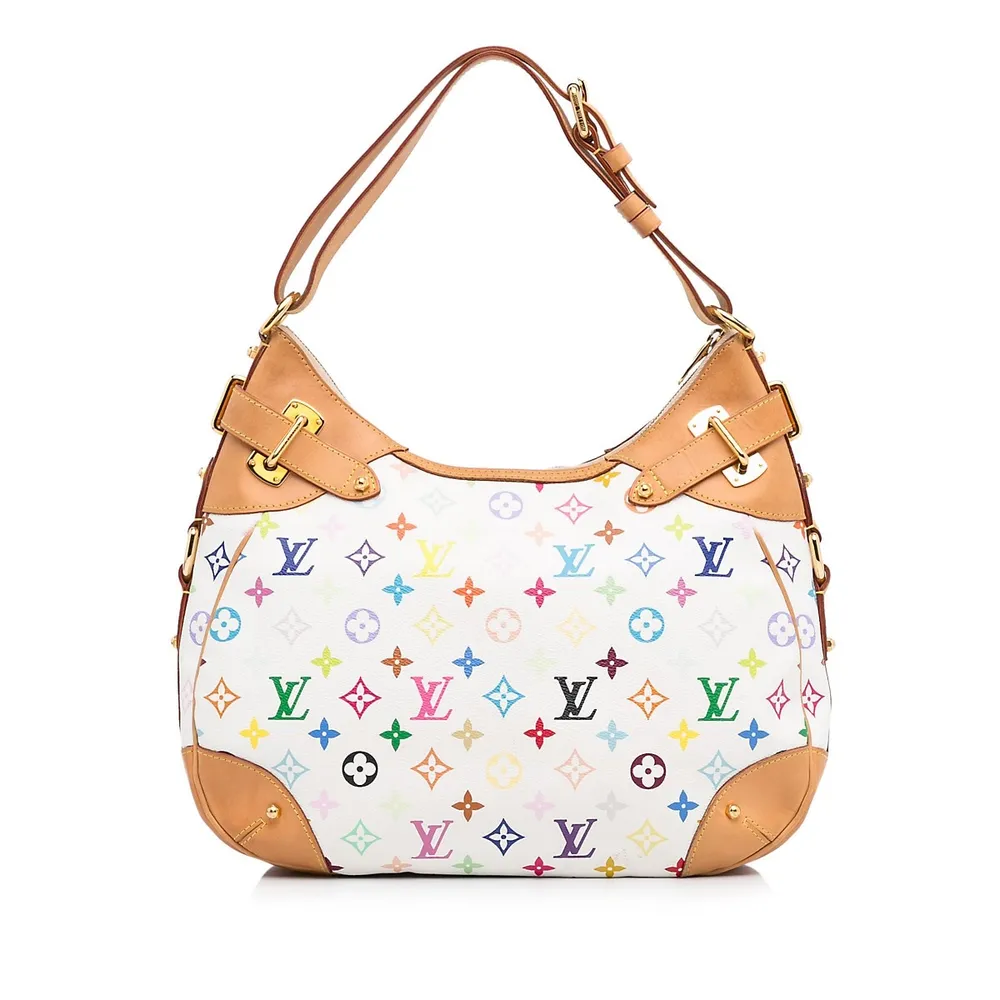 Louis Vuitton Monogram Multicolor Greta Large Shoulder Bag Hobo