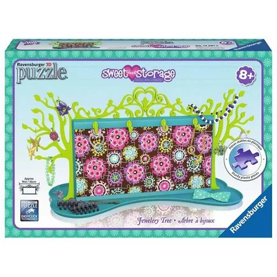 3d Puzzle: Mary Beth Sweetheart Storage Jewelry Tree