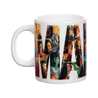 Marvel Characters Retro 16 Oz. Ceramic Mug