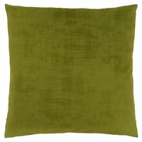 Pillow - 18"x 18" / Lime Green Brushed Velvet / 1pc