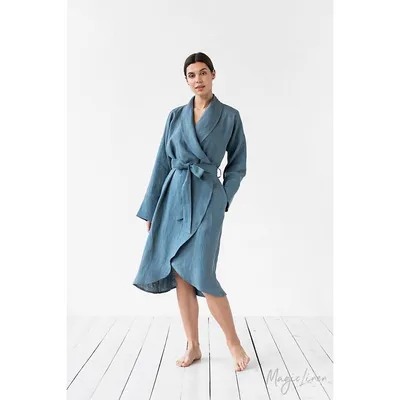 Linen Bath Robe