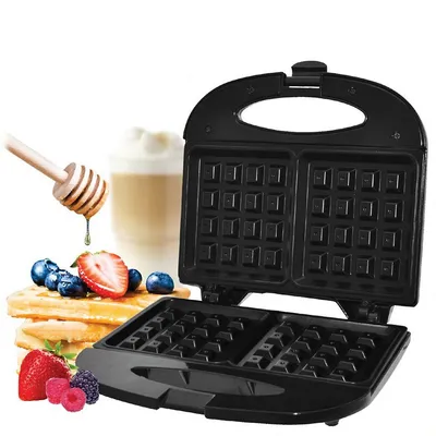 2 Slice Waffle Maker With Non-stick Plates, Lightweight And Compact