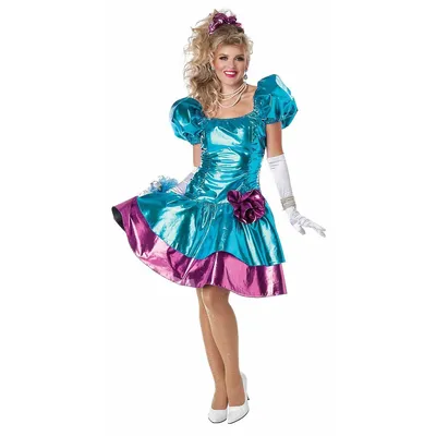 80's Party Dress Woman Costume
