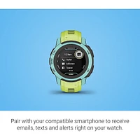 Instinct 2s, Surf-edition, Smaller-sized Rugged Outdoor Watch With Gps, Surfing Features, Built For All Elements, Multi-gnss Support, Tracback Routing And More