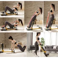 Gpolus 8-in-1 Multifunctional Squat Machine Deep Sissy Squat Home Gym Fitness Equipment