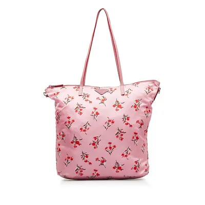 Pre-loved Tessuto Stampato Floral Tote Bag