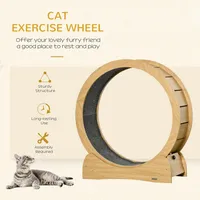 Cat Running Wheel With Brake Pet Fitness Weight Loss Device