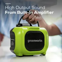 24V Mini Bluetooth Speaker, 2.0Ah Battery And Charger Included