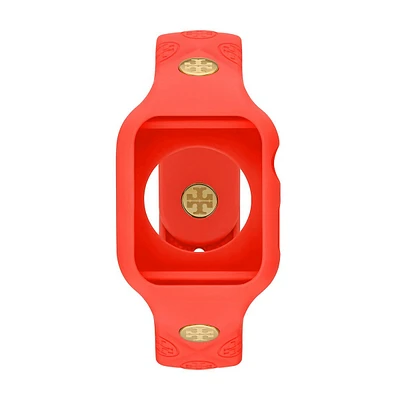 Women's 41mm Red Silicone Band For Apple Watch®