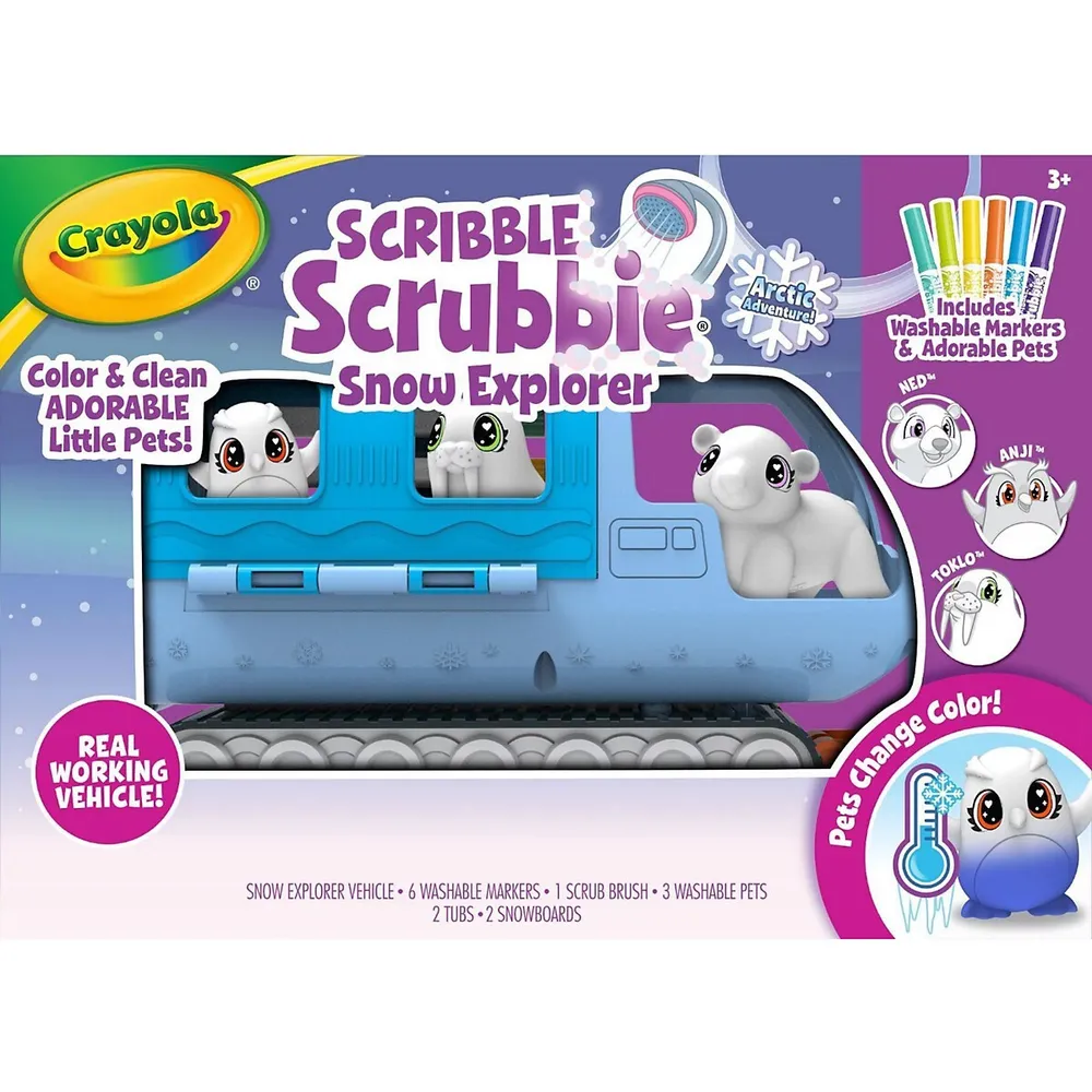 Scribble Scrubbie Pets Seashell Splash Playset, Crayola. com