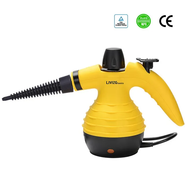 LIVINGbasics All-in-one Handheld Steamer, 1050w Multi-purpose High Pressure  Pressurized Steam Cleaner