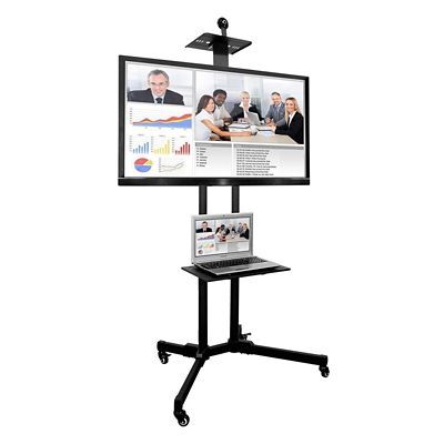 Universal Mobile Tv Cart Tv Stand With Mount/trolley With Camera Shelf For 37-70 Inch Led, Lcd