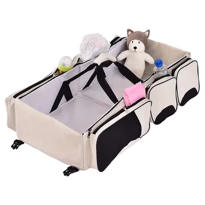 3 In 1 Portable Infant Baby Bassinet Diaper Bag Changing Station