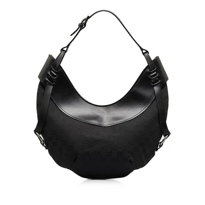 Pre-loved Gg Canvas Hobo