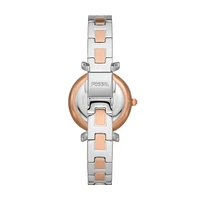 Women's Carlie Three-hand, Two-tone-tone Stainless Steel Watch