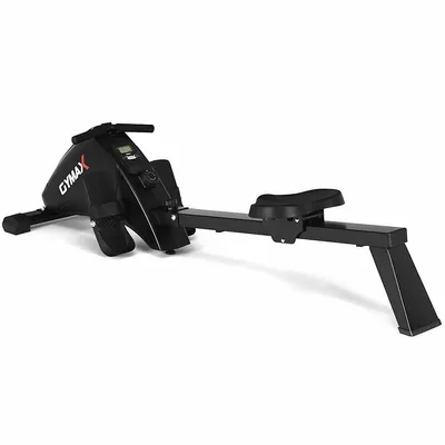 Foldable Magnetic Rowing Machine Rower W/ 10-level Tension Resistance System