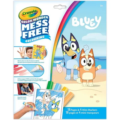 Color Wonder Mess-free Colouring Pages & Mini Markers - Bluey