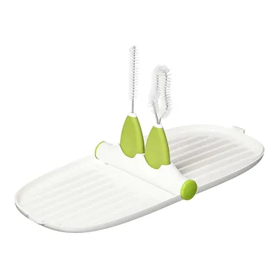 Breast Pump Parts Drying Rack With Detail Brushes