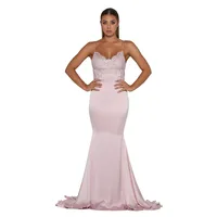 Valentina Gown Low Back With Lace Detialing